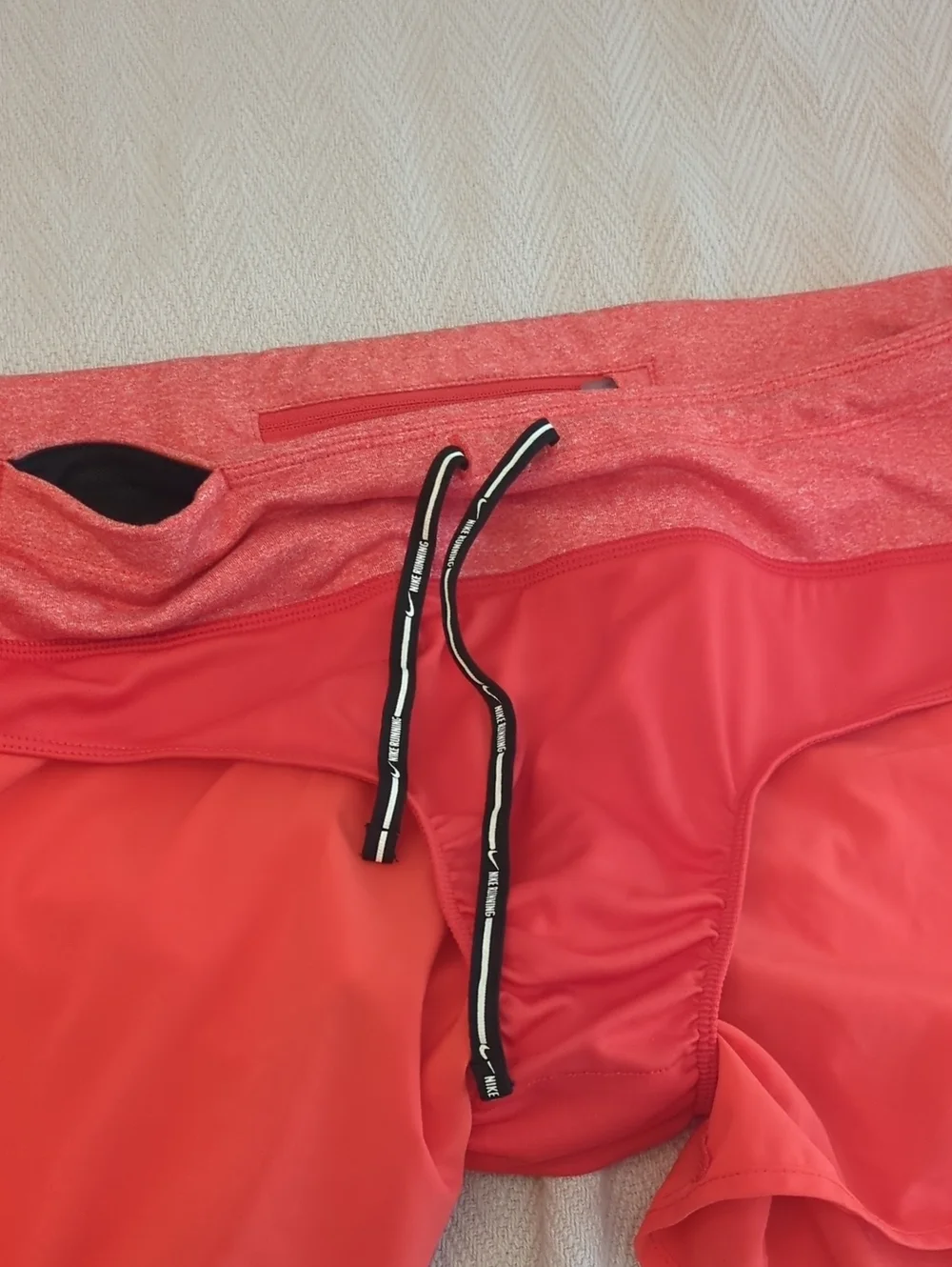 Nike Coral Pink Rival Dry Fit Running Athletic Shorts Sz XL Outdoor Beach Gym